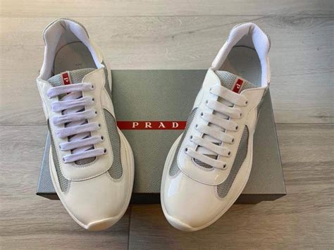 scarpe prada luna rossa uomo argento|Linea Rossa Scarpe Uomo .